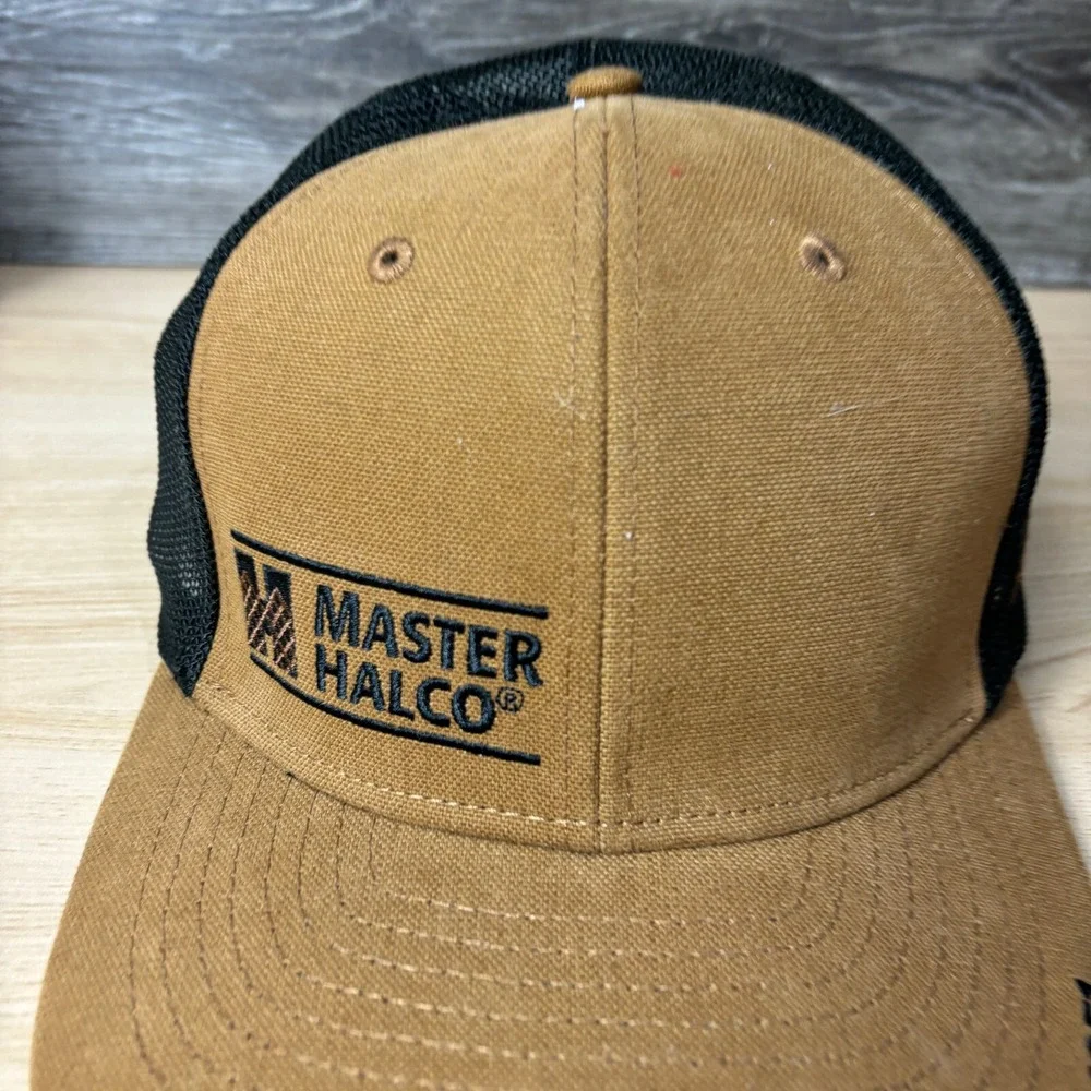 Master Halco Hat Cap Snapback Brown Canvas‎ Fencing Outdoors